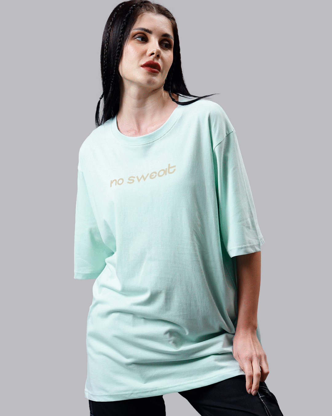 No Sweat Oversized Women Tshirt