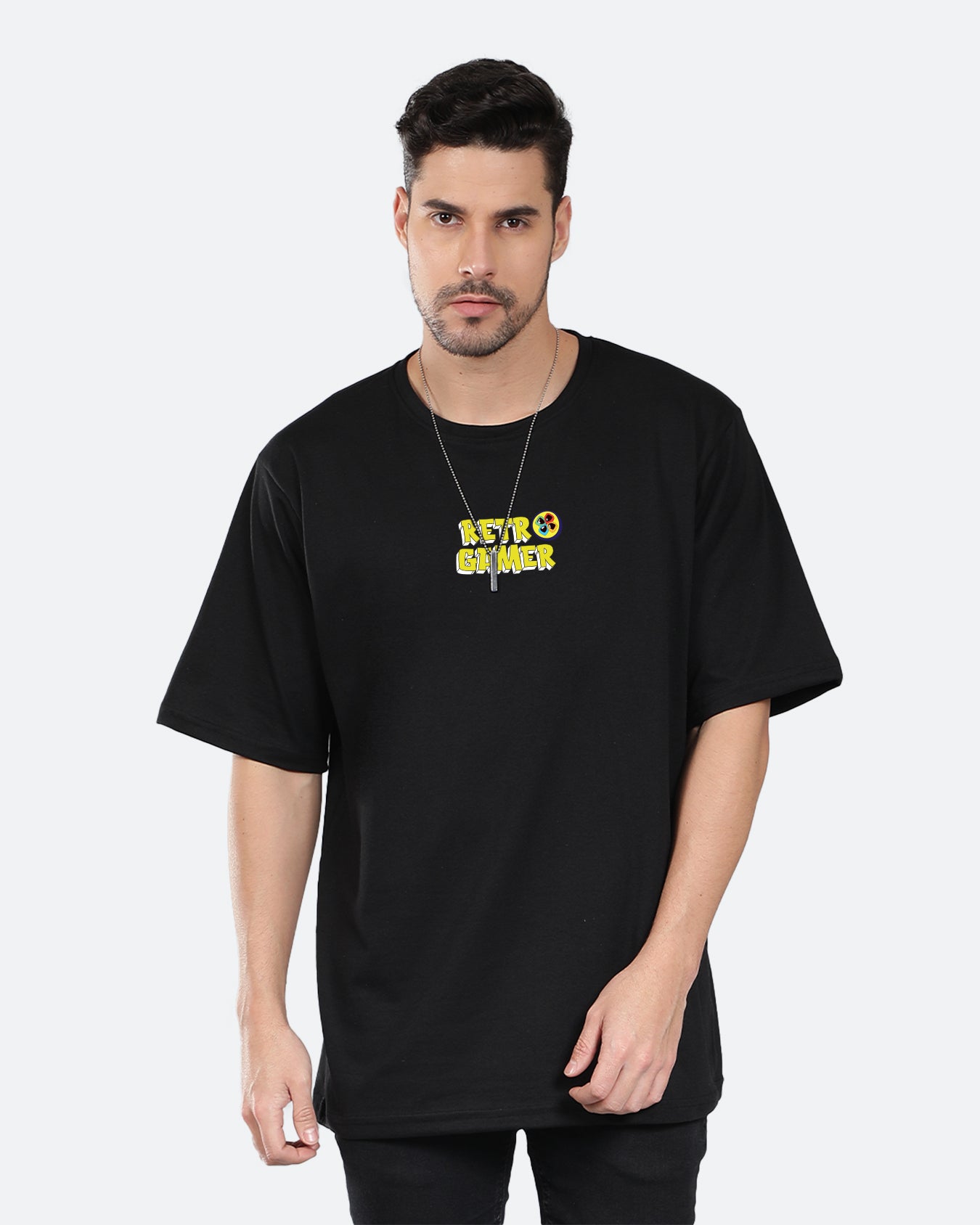 Retro Games Oversized Men's Tshirt