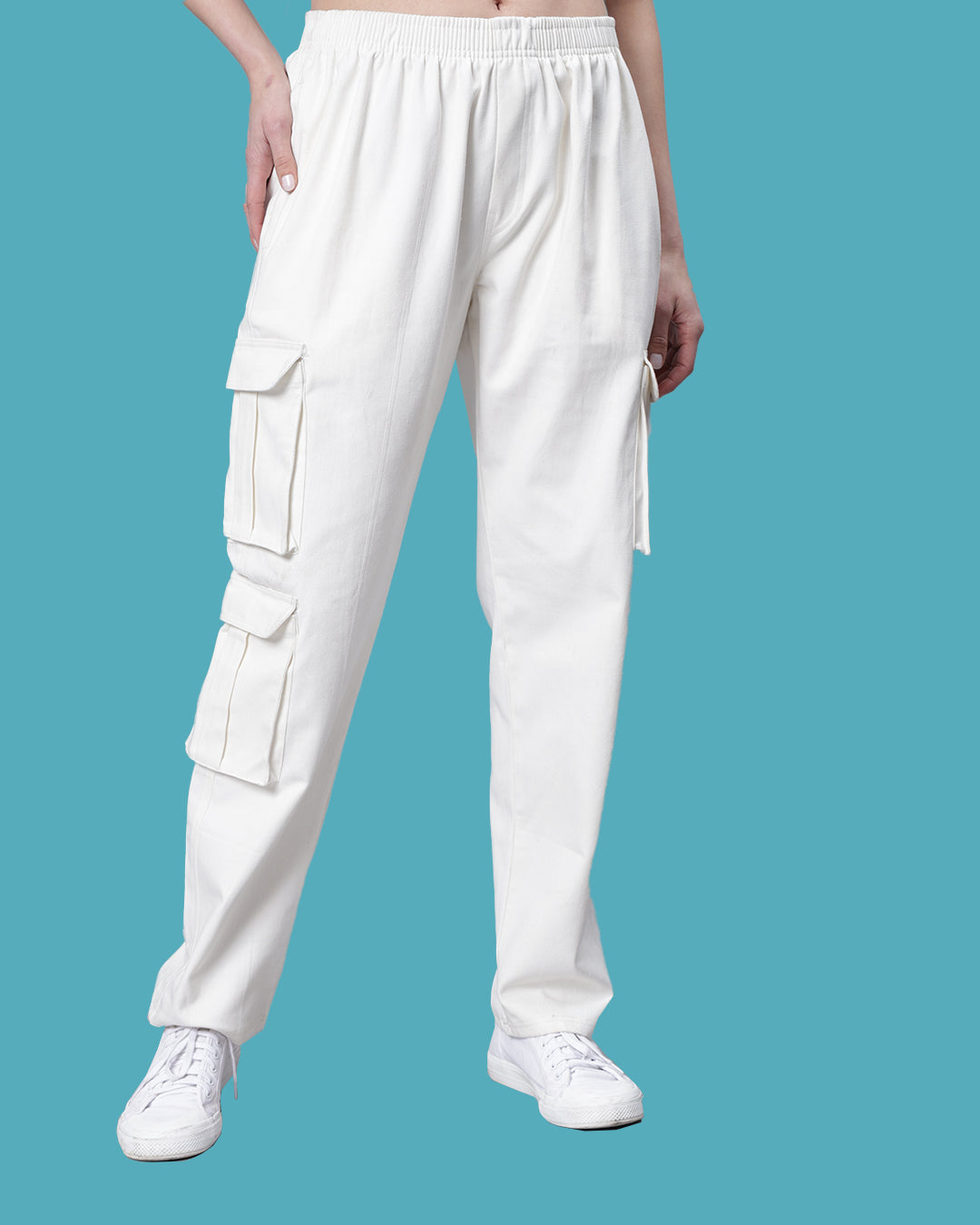 Off White 3 Pocket Women Cargo
