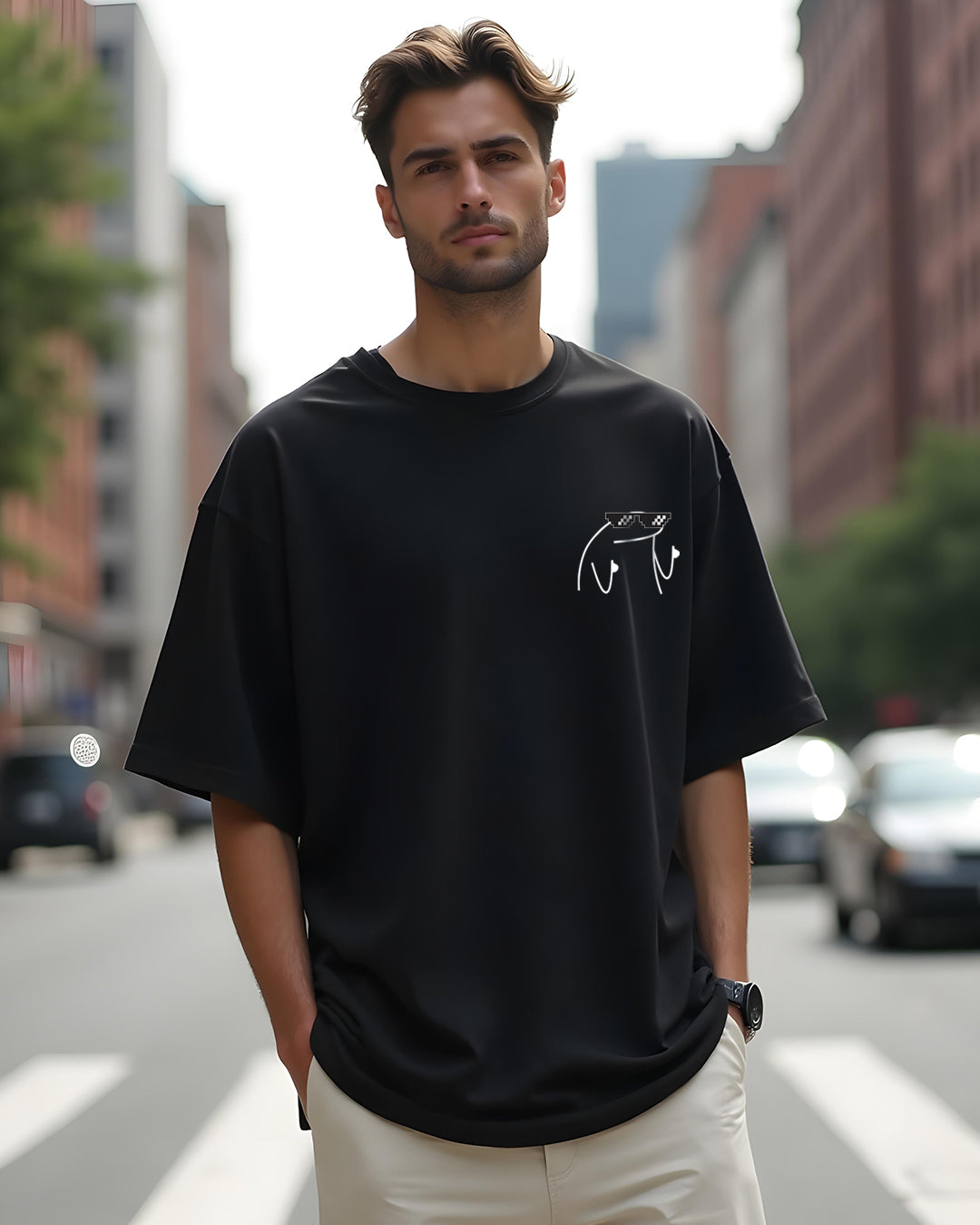 Mission Meme Oversized Men's Tshirt