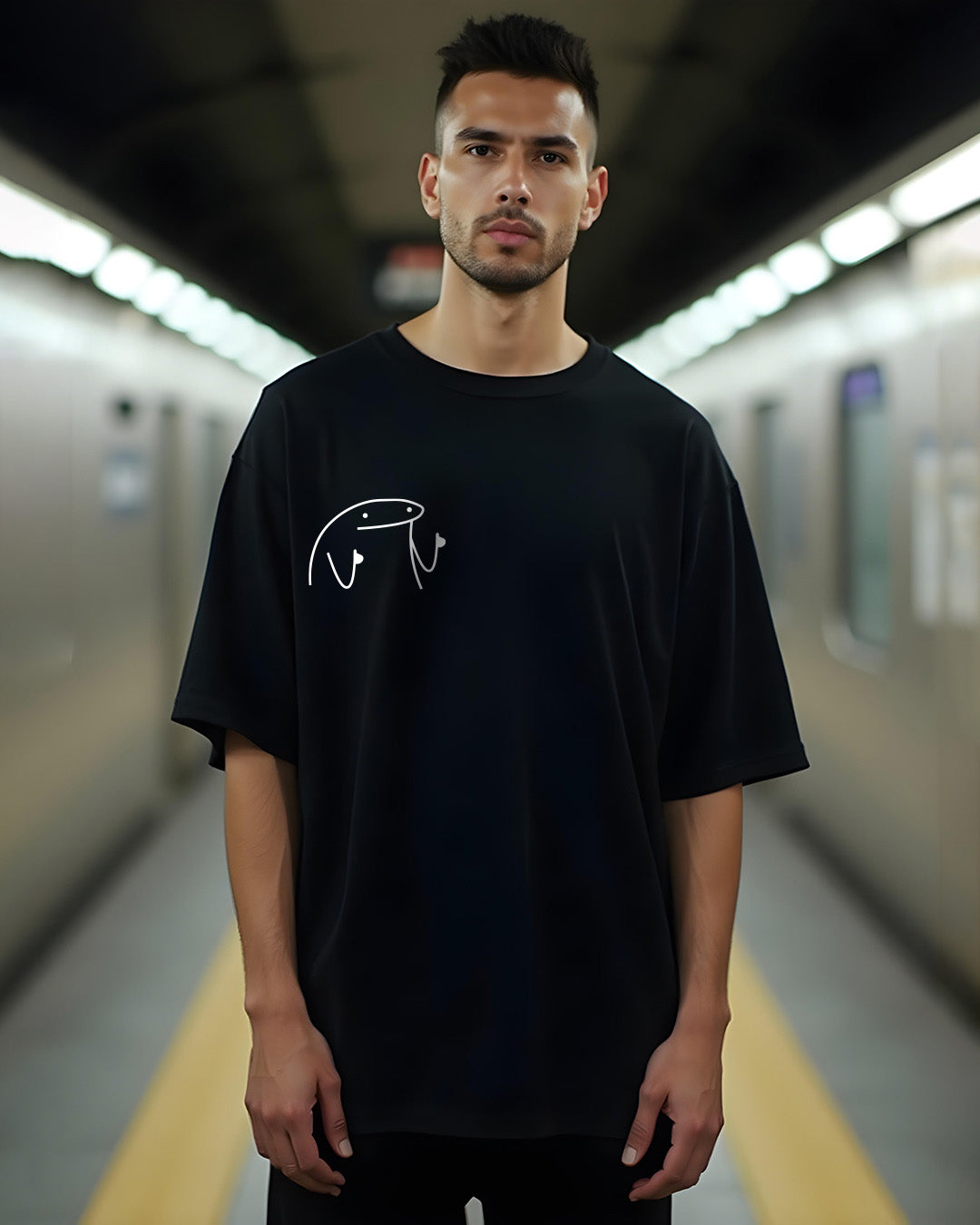 Meme Oversized Men's Tshirt
