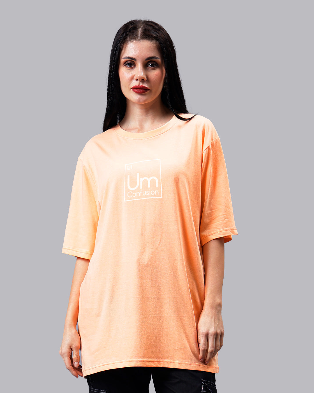 Confusion Oversized Women Tshirt