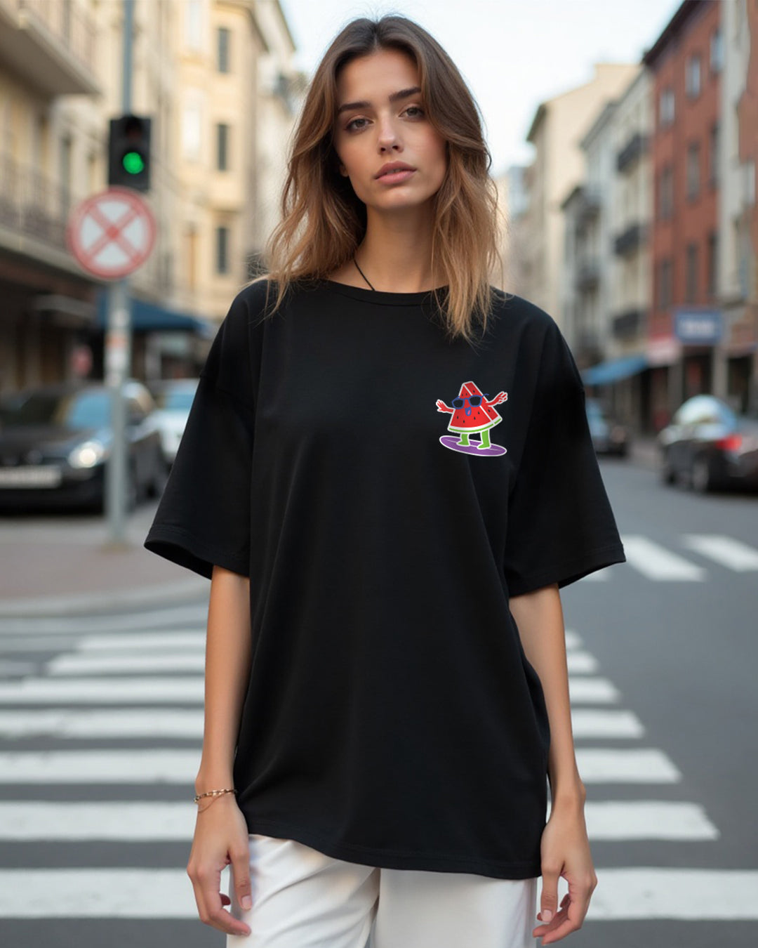 Watermelon Oversized Women Tshirt