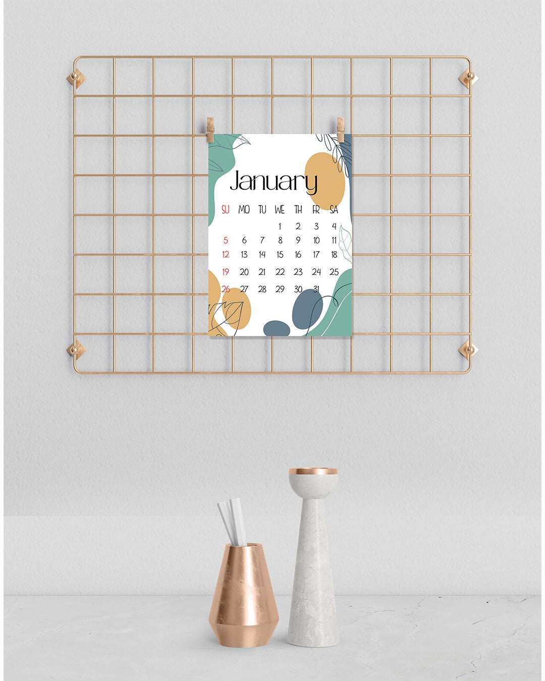 Flash Sale- Abstract Calendar