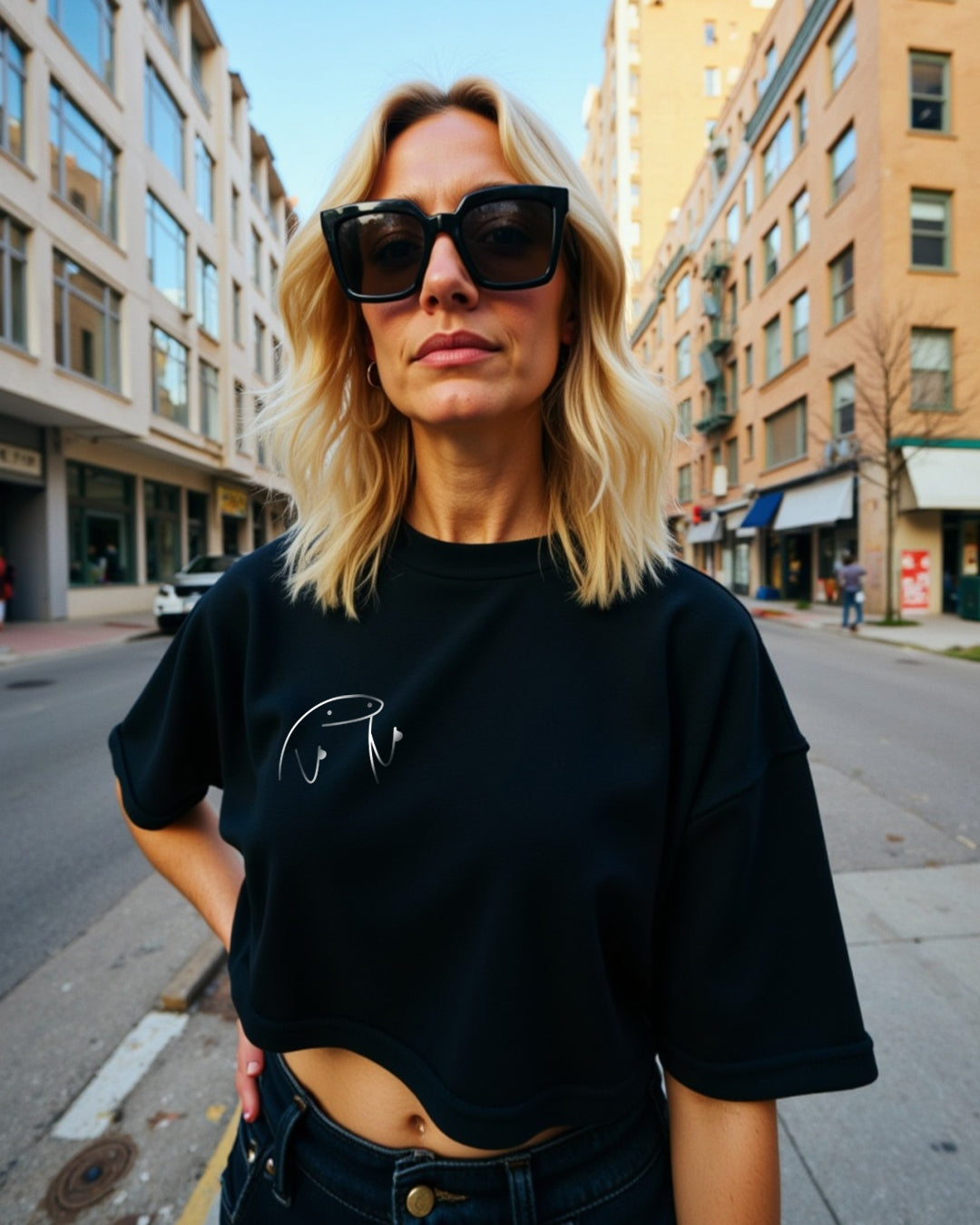 Meme Crop Top Women