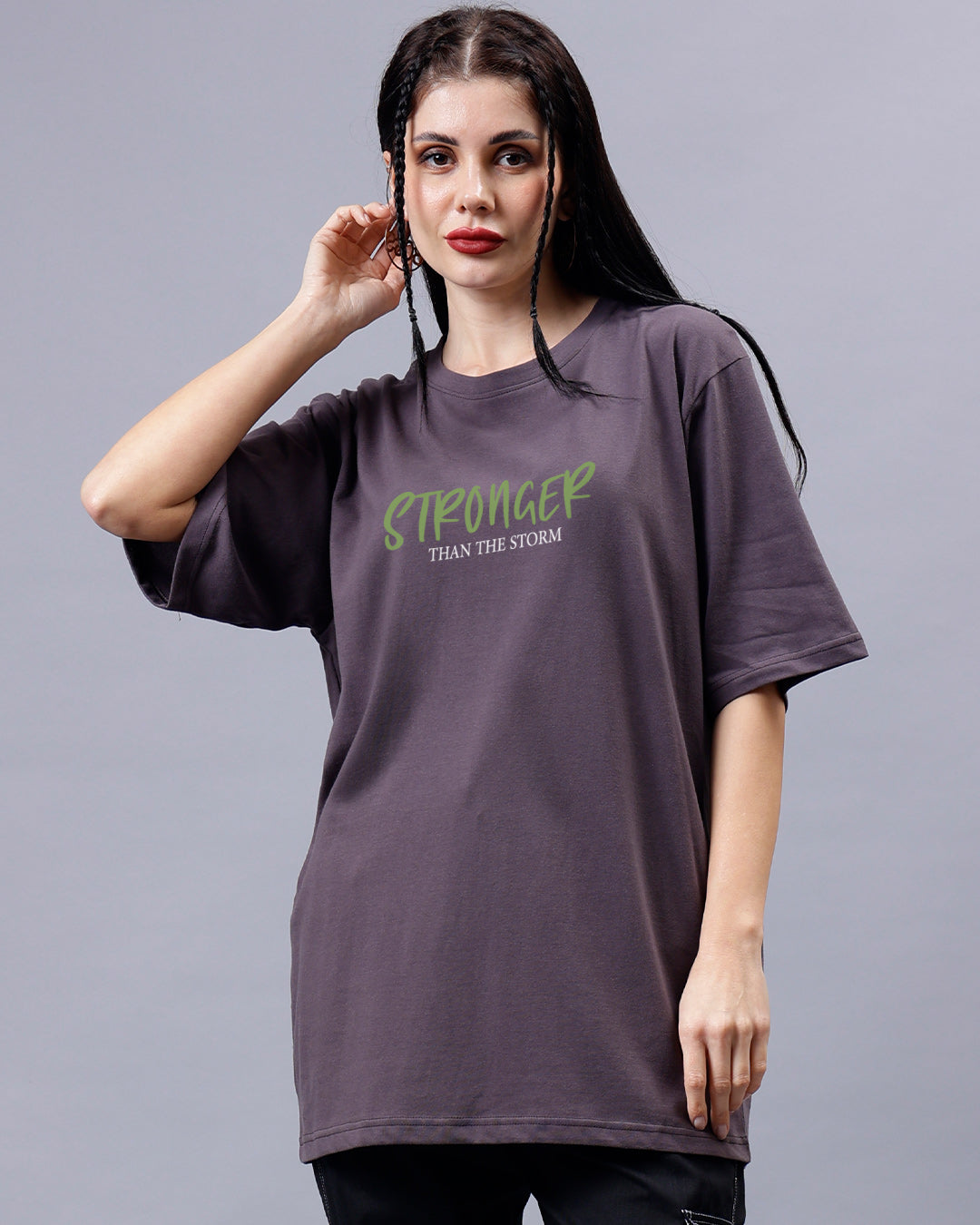 Stronger Oversized Women Tshirt