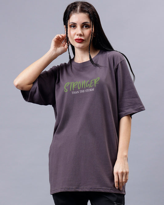Stronger Oversized Women Tshirt