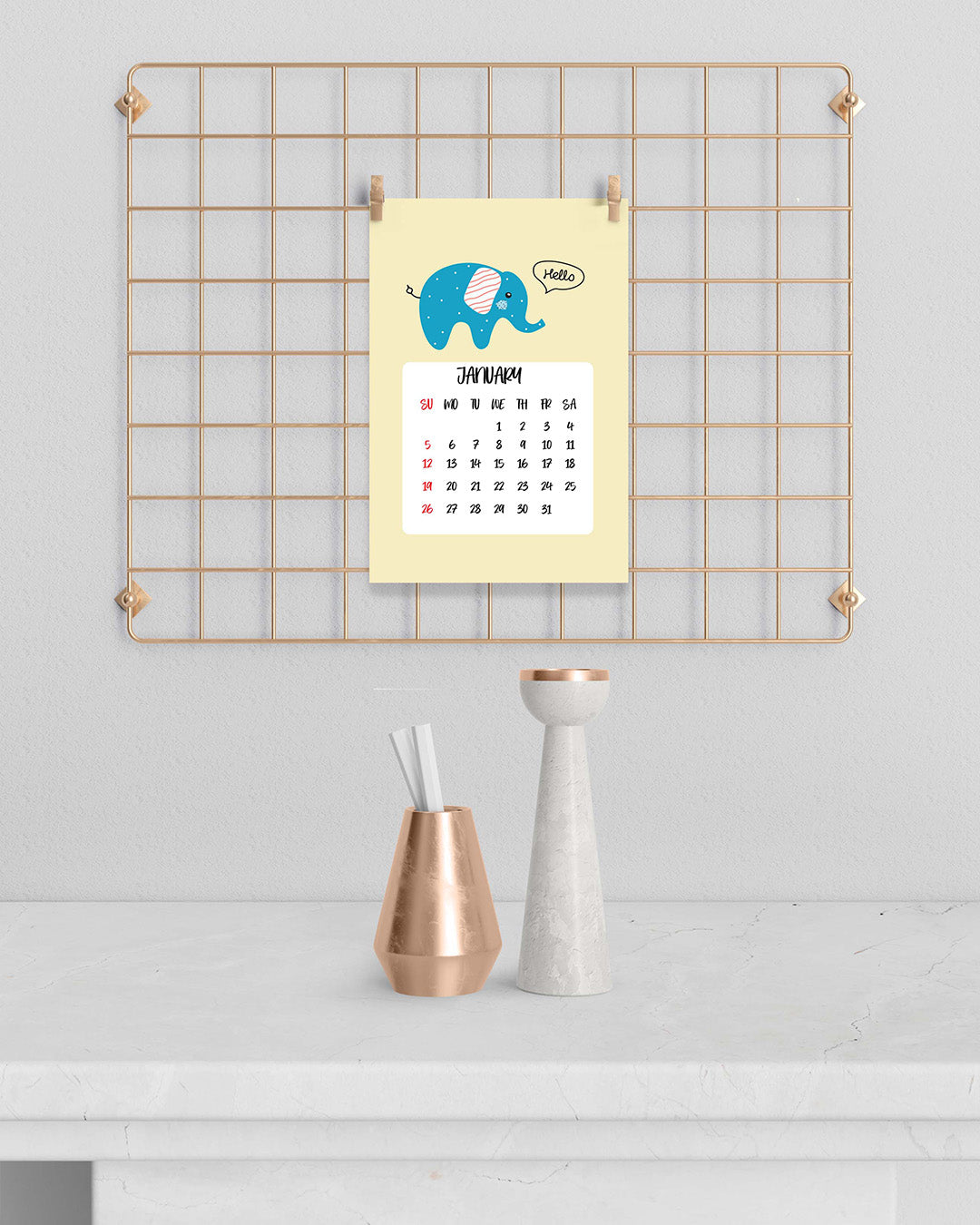 Flash Sale- Animal Calendar