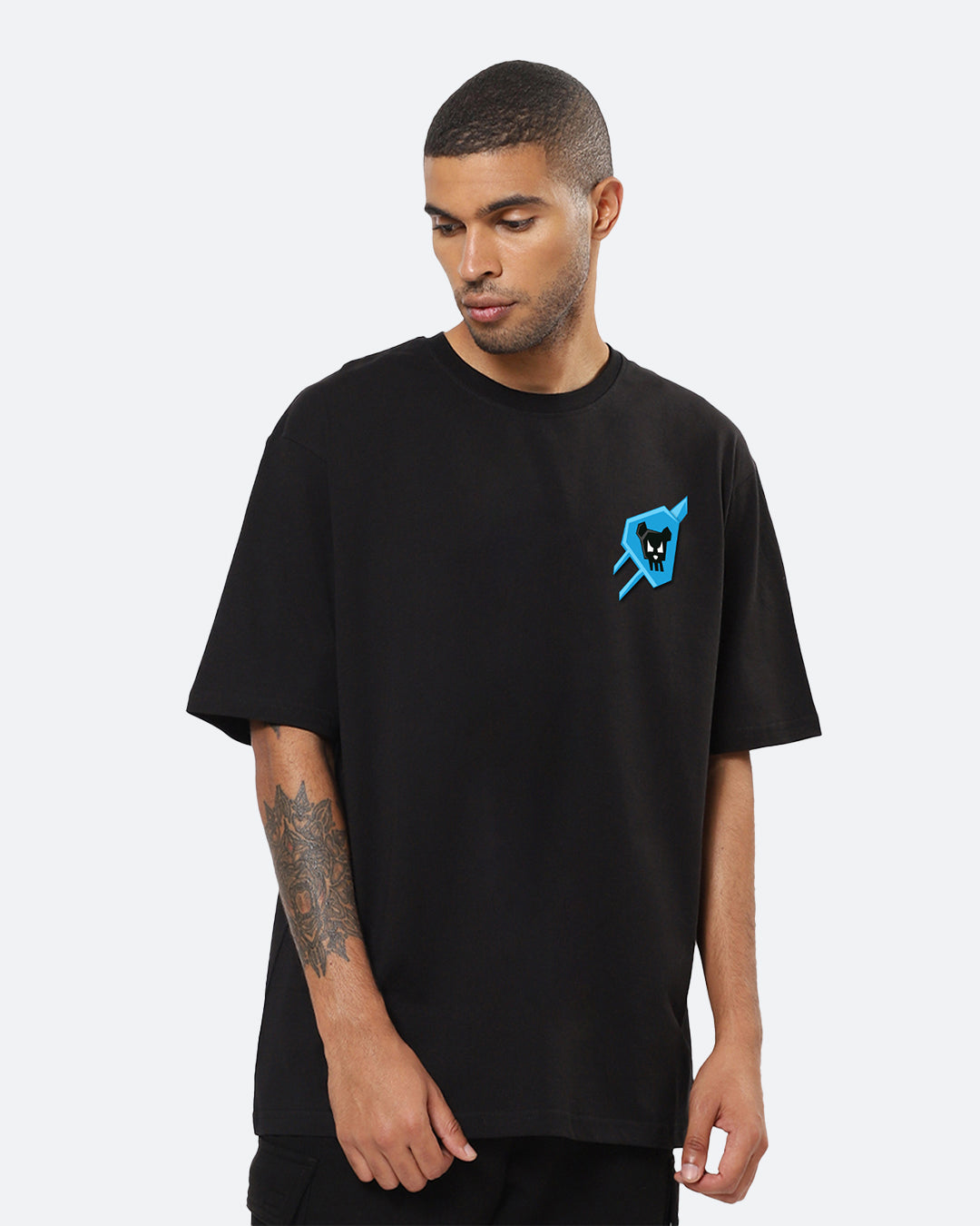 Crystal Panda Oversized Men's Tshirt