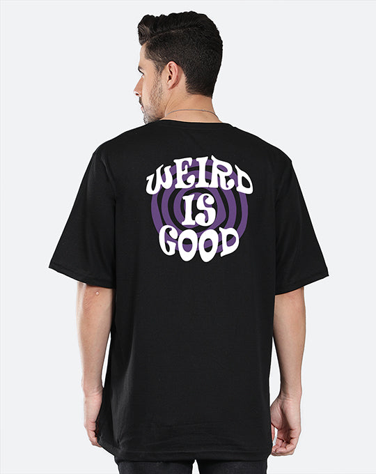 Weird Is Good Oversized Men's Tshirt