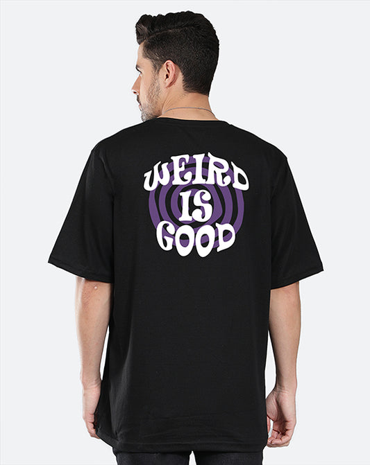Weird Is Good Oversized Men's Tshirt