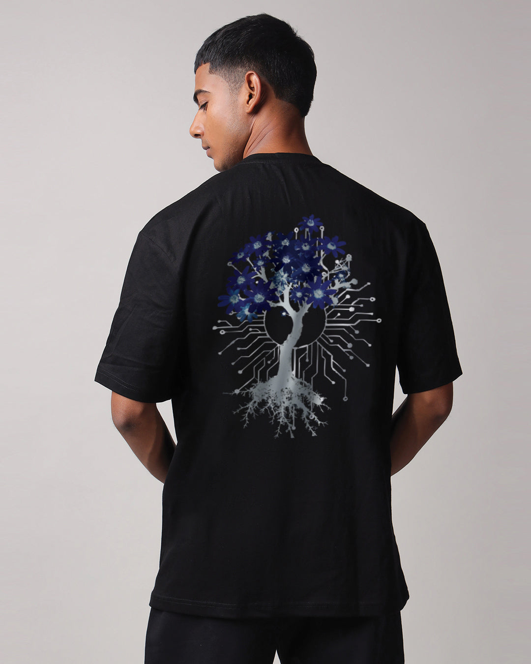 Digital Roots Oversized Men's Tshirt