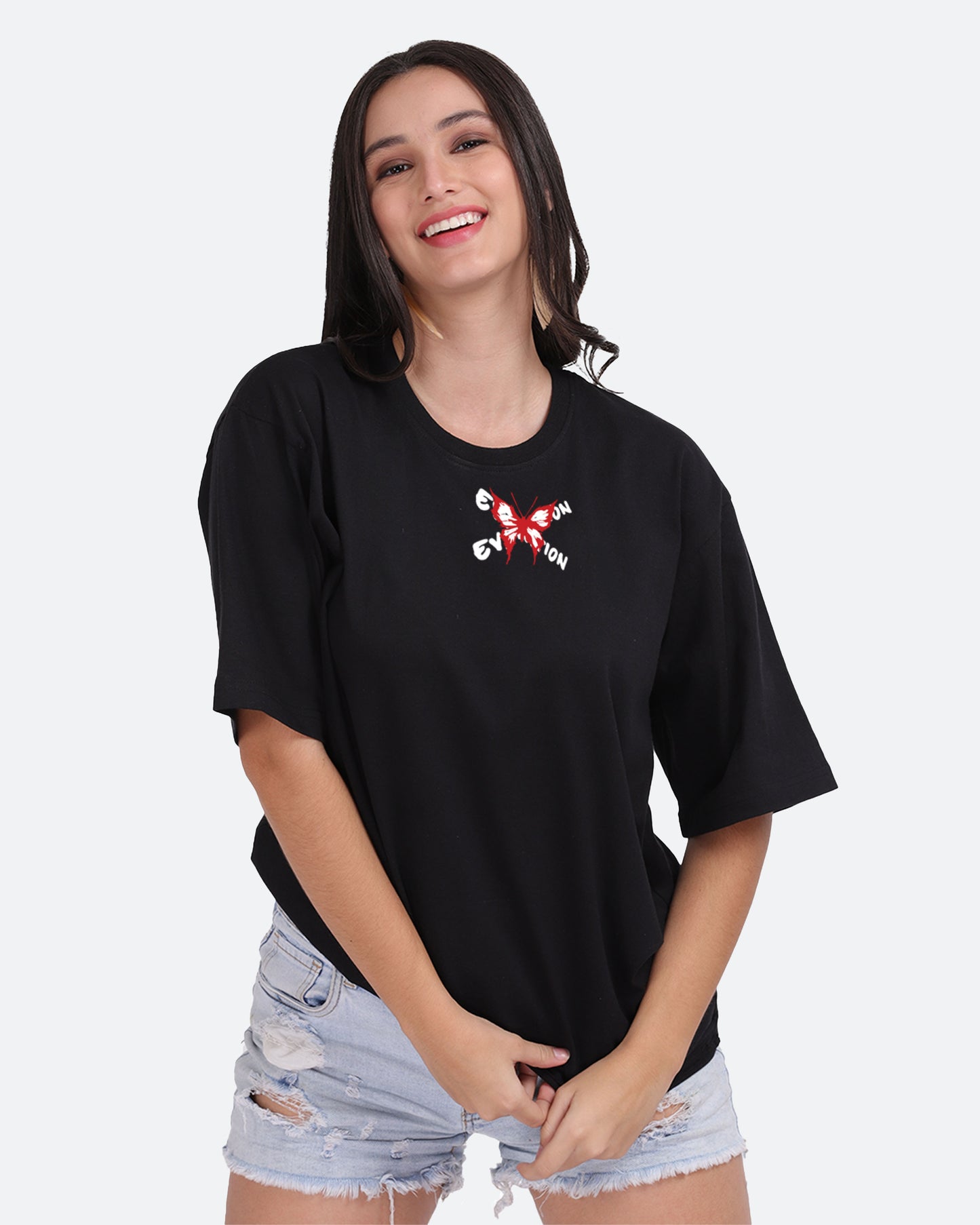 Evolution Oversized Women Tshirt