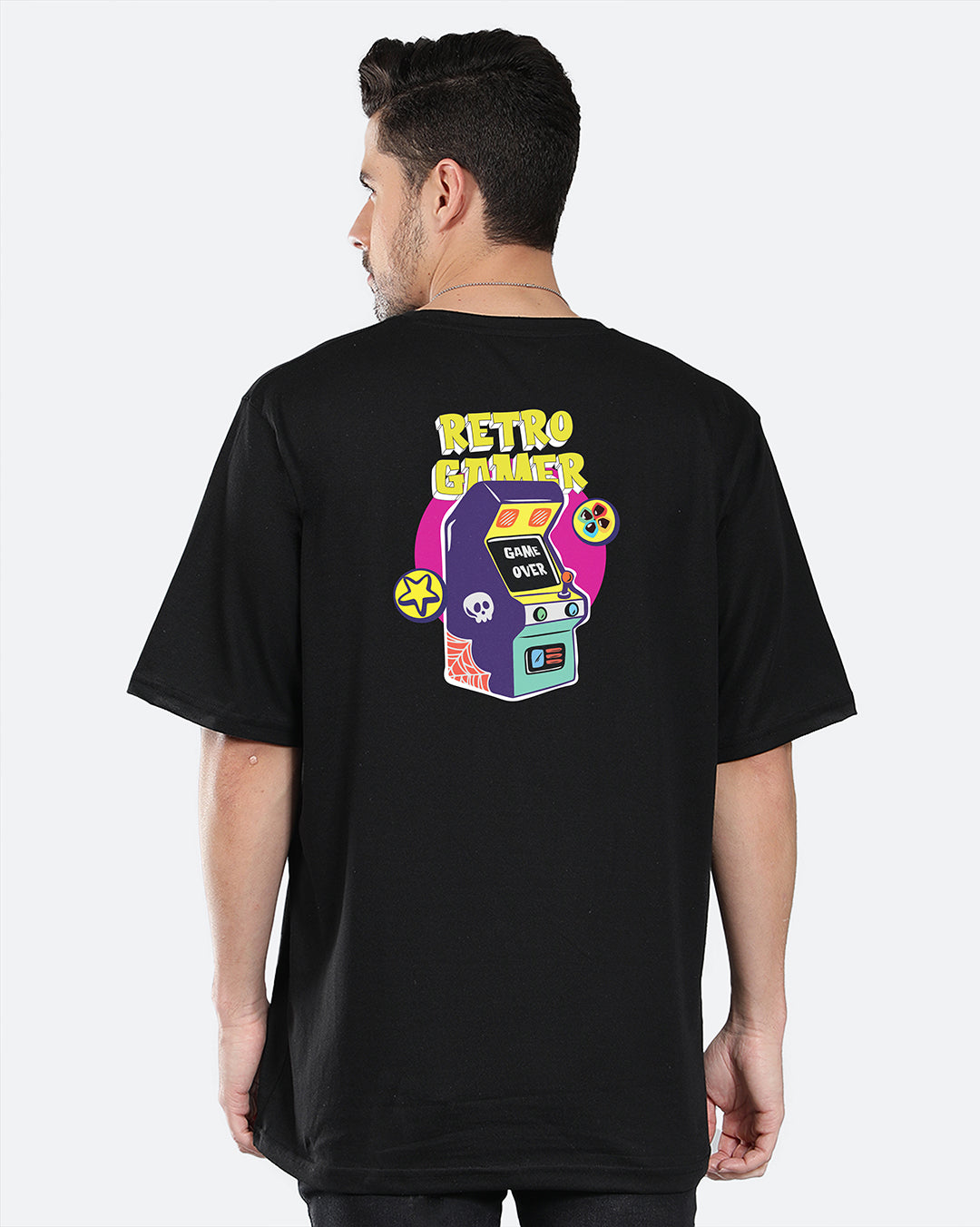 Retro Games Oversized Men's Tshirt