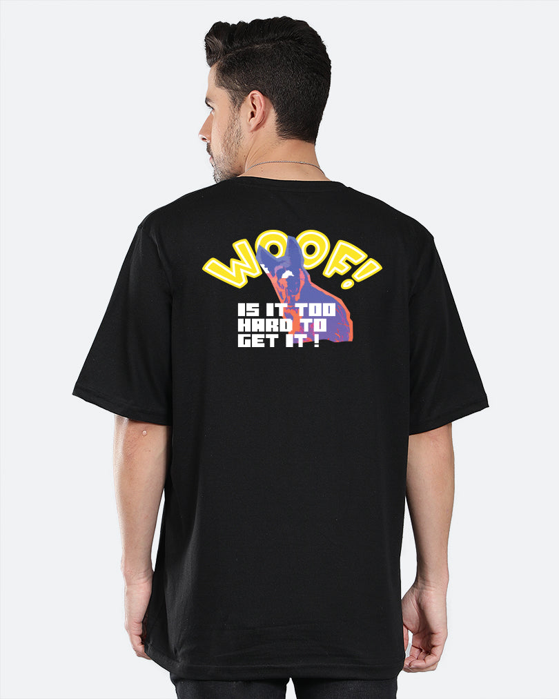 Woof Oversized Men's Tshirt
