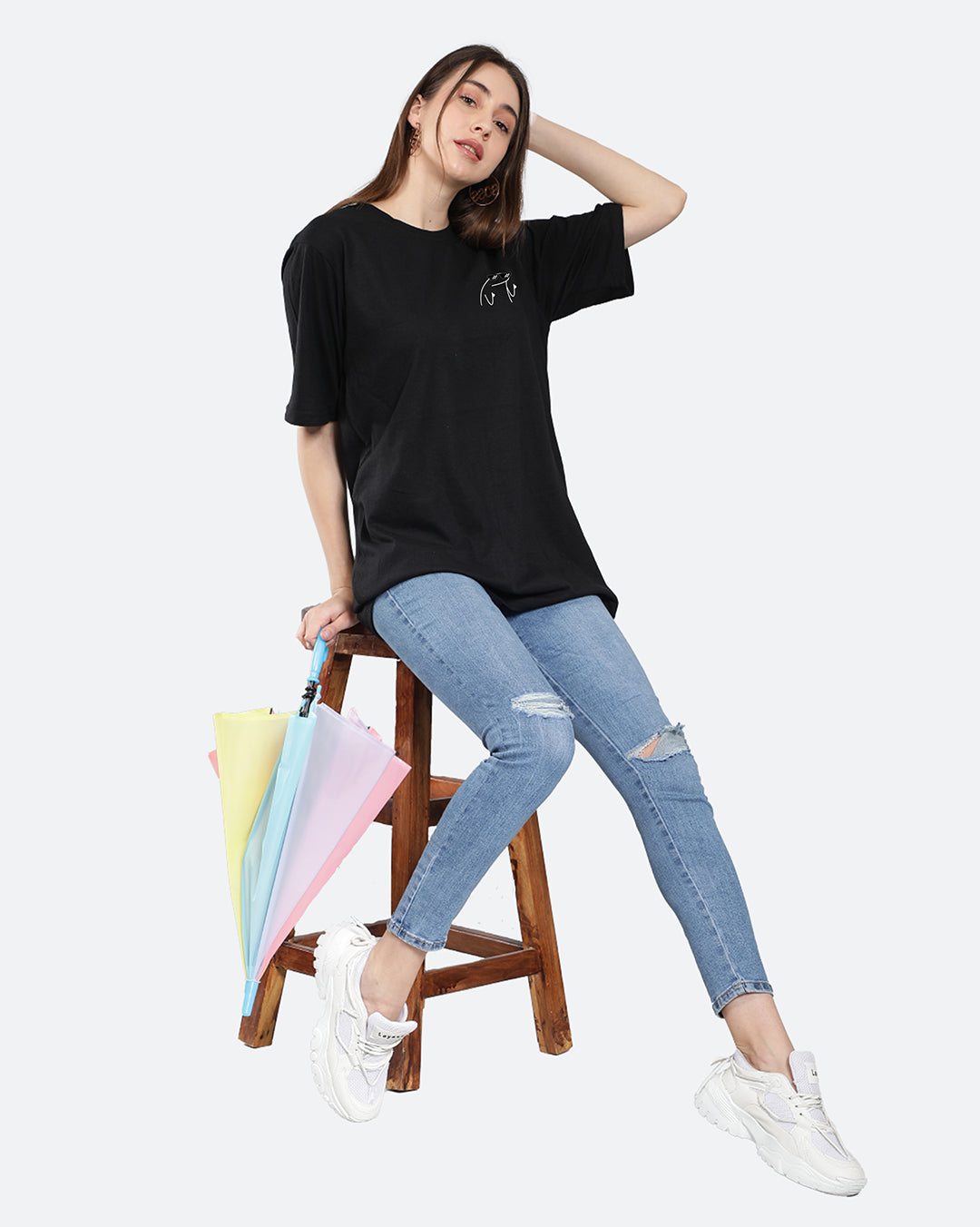 Mission Meme Oversized Women Tshirt