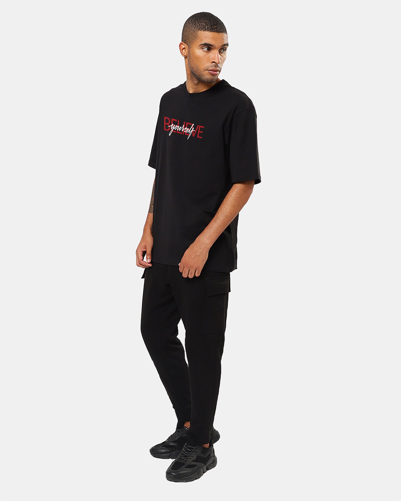 Believe Yourself Oversized Men's Tshirt