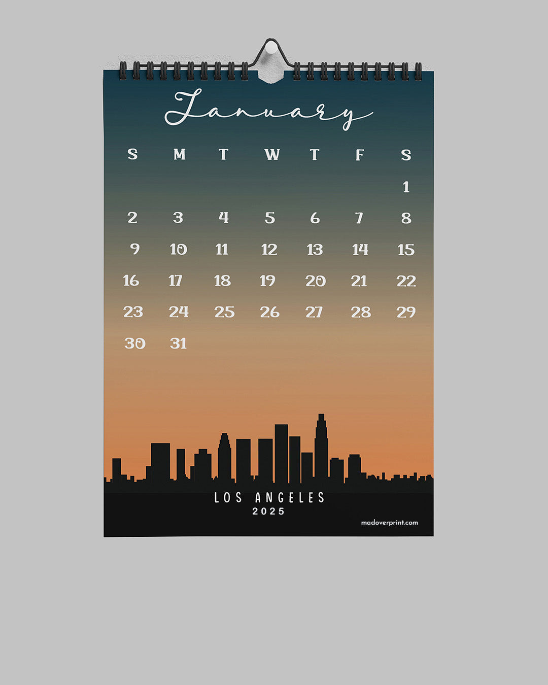 Flash Sale- Skyline Wall Calendar