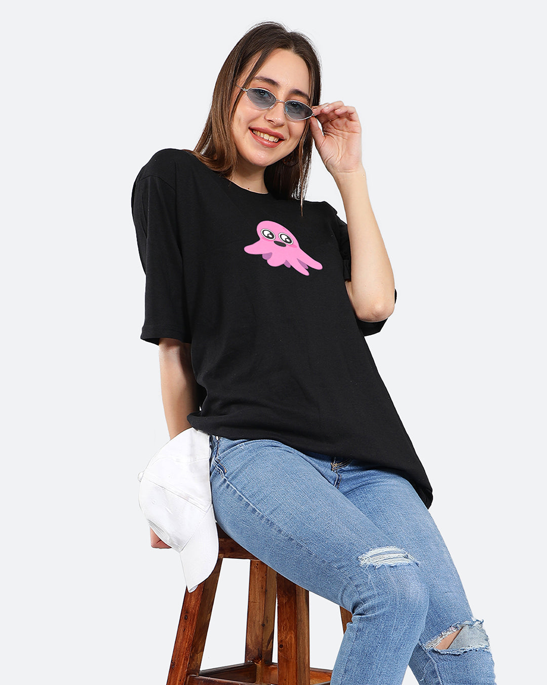 Octopus Oversized Women Tshirt