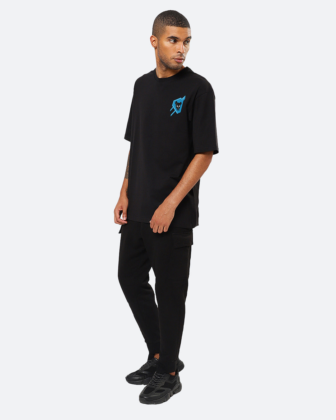 Crystal Panda Oversized Men's Tshirt