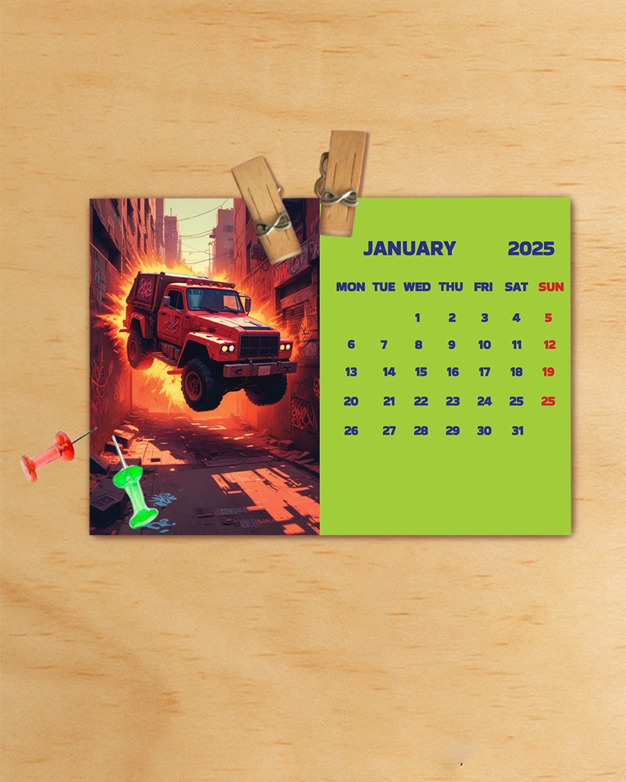 Flash Sale- CyberPunk Calendar