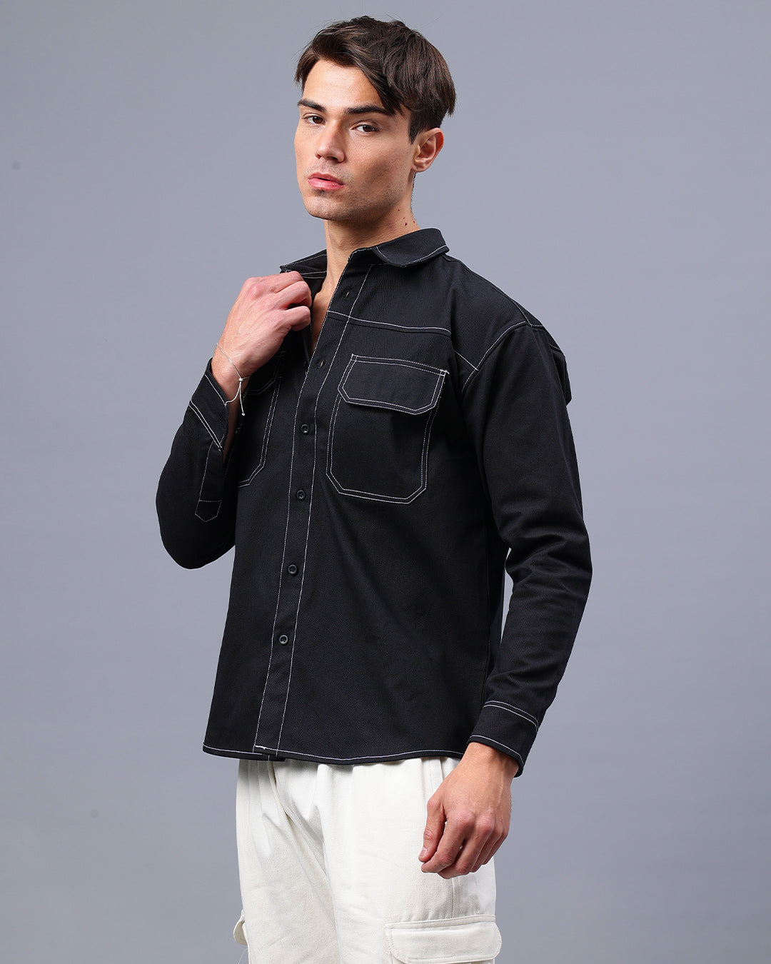 Carpenter Cargo Shirt Men