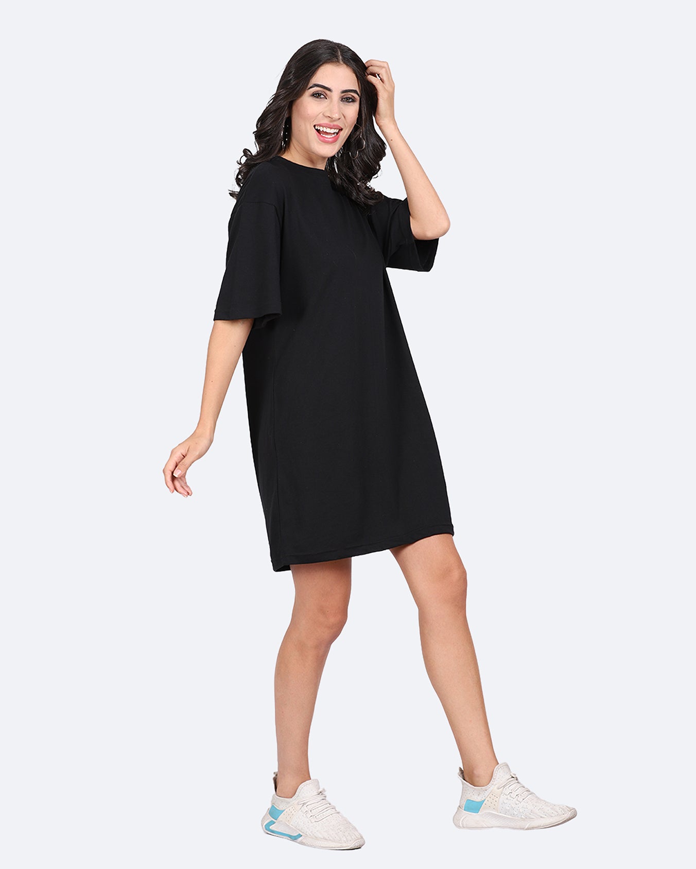 Women Black Oversized Dress