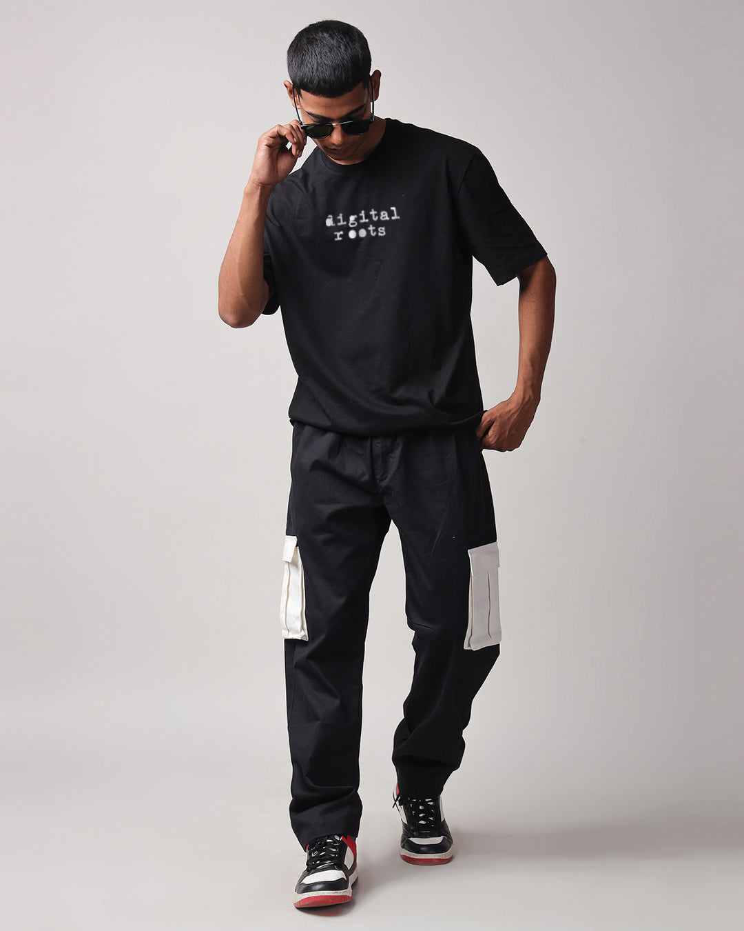 Digital Roots Oversized Men's Tshirt