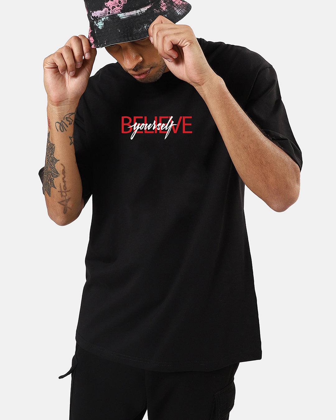 Believe Yourself Oversized Men's Tshirt