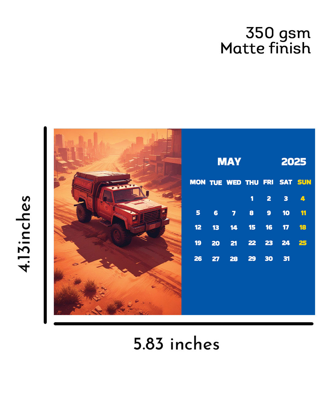 Flash Sale- CyberPunk Calendar
