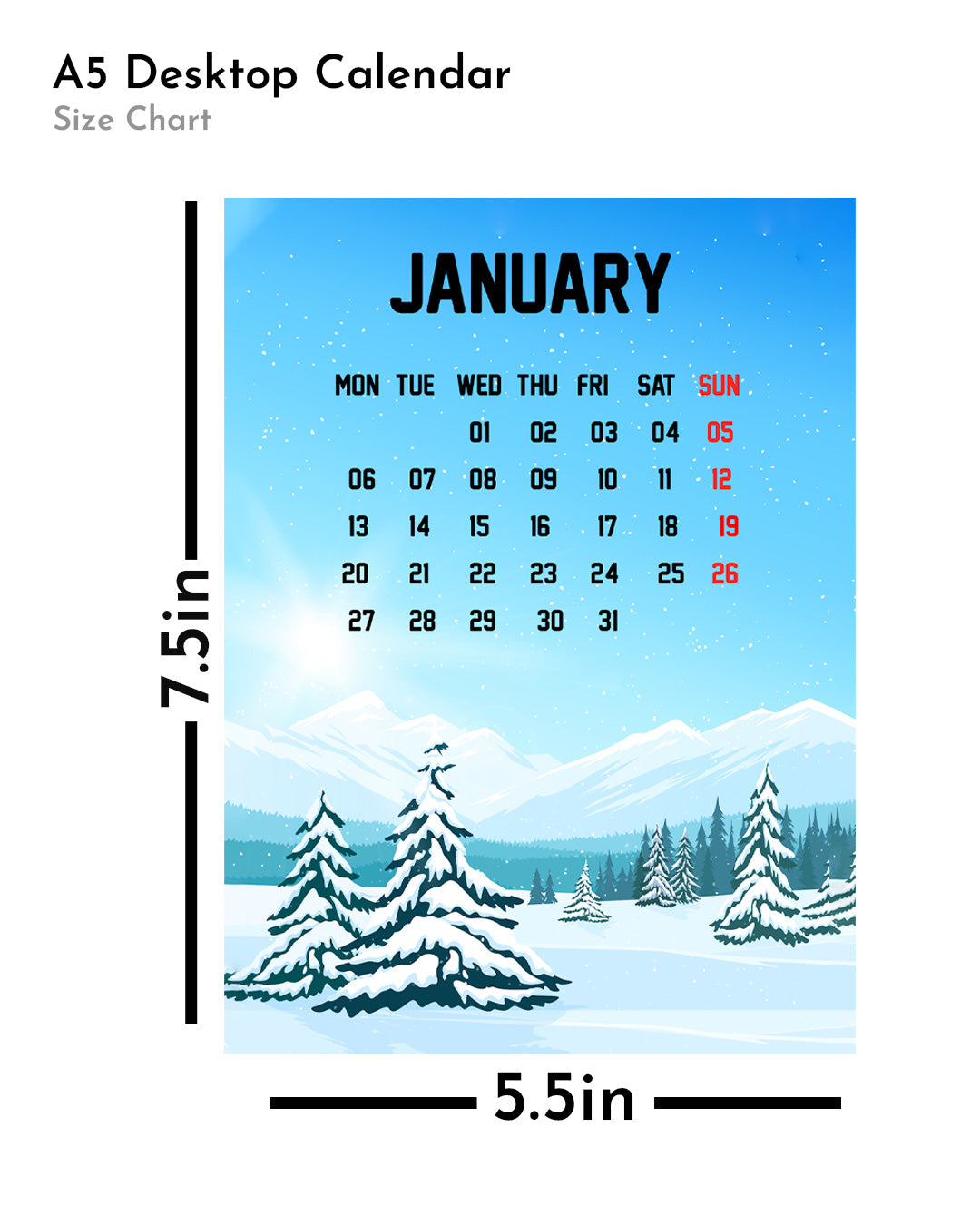 Flash Sale- Season Desk Calendar
