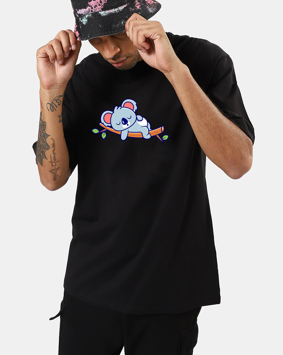 Sleepy Sloth Oversized Men's Tshirt