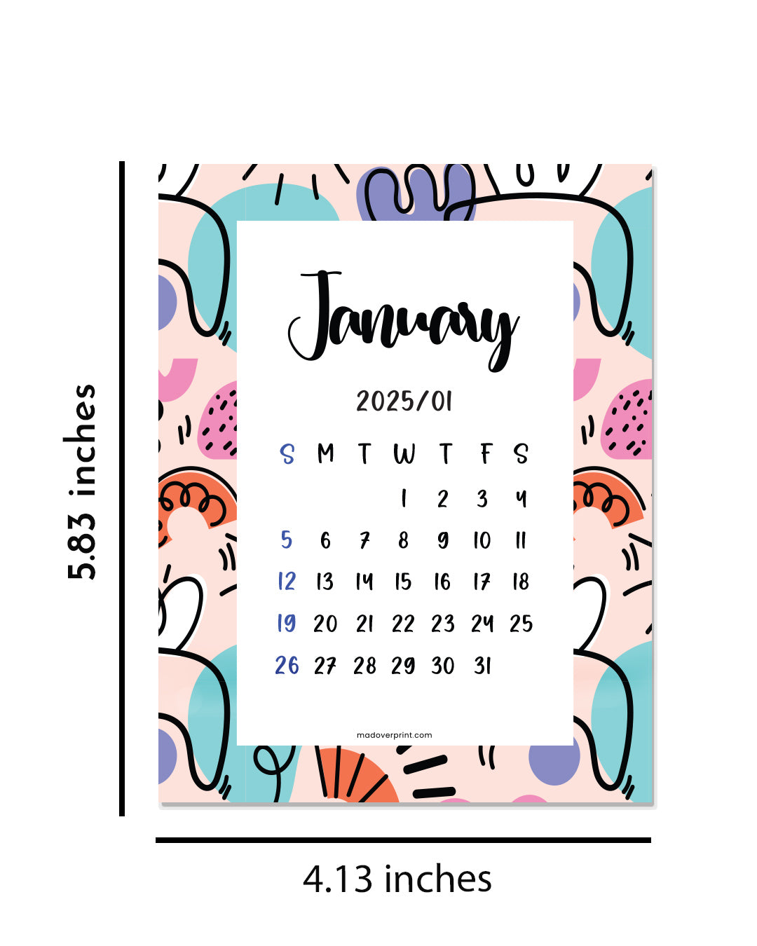 Flash Sale- Pattern Calendar