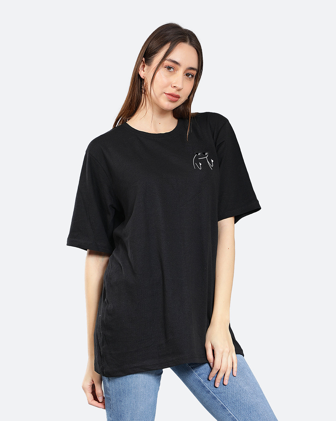 Mission Meme Oversized Women Tshirt