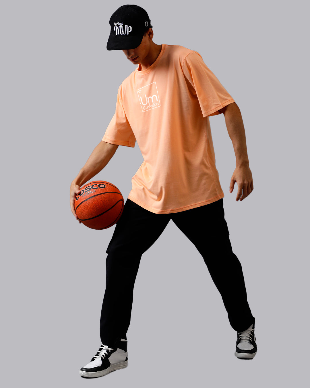 Confusion Peach Oversized Men's Tshirt