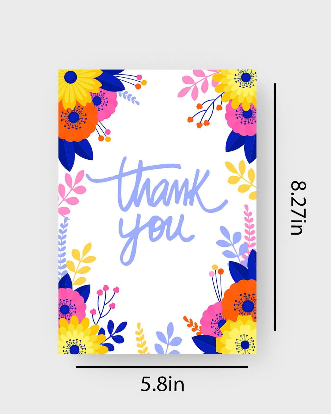 Flower Thank You Greeting Card