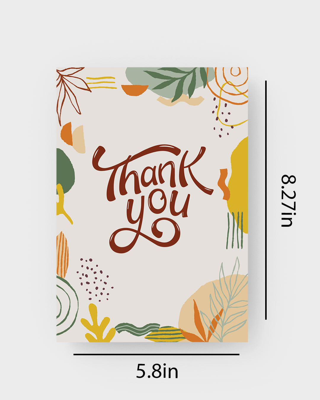 Floral Thank You Greeting Card