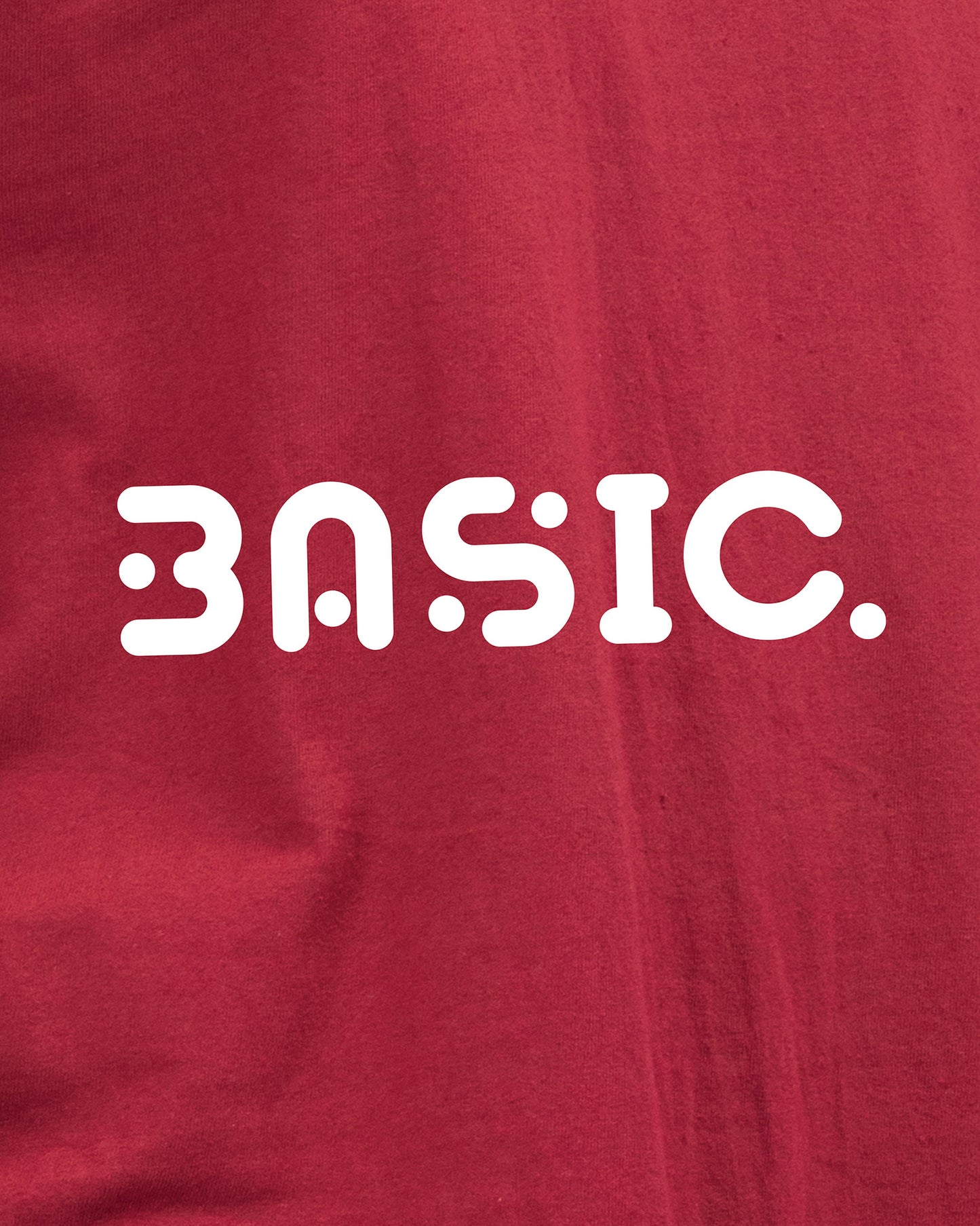 B.a.s.i.c Maroon Oversized Men's Tshirt