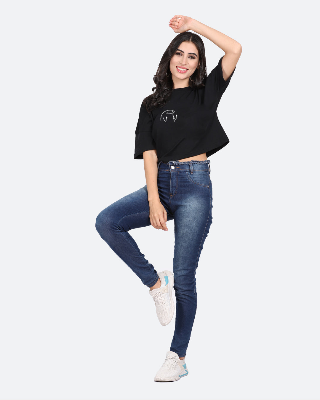 Meme Crop Top Women