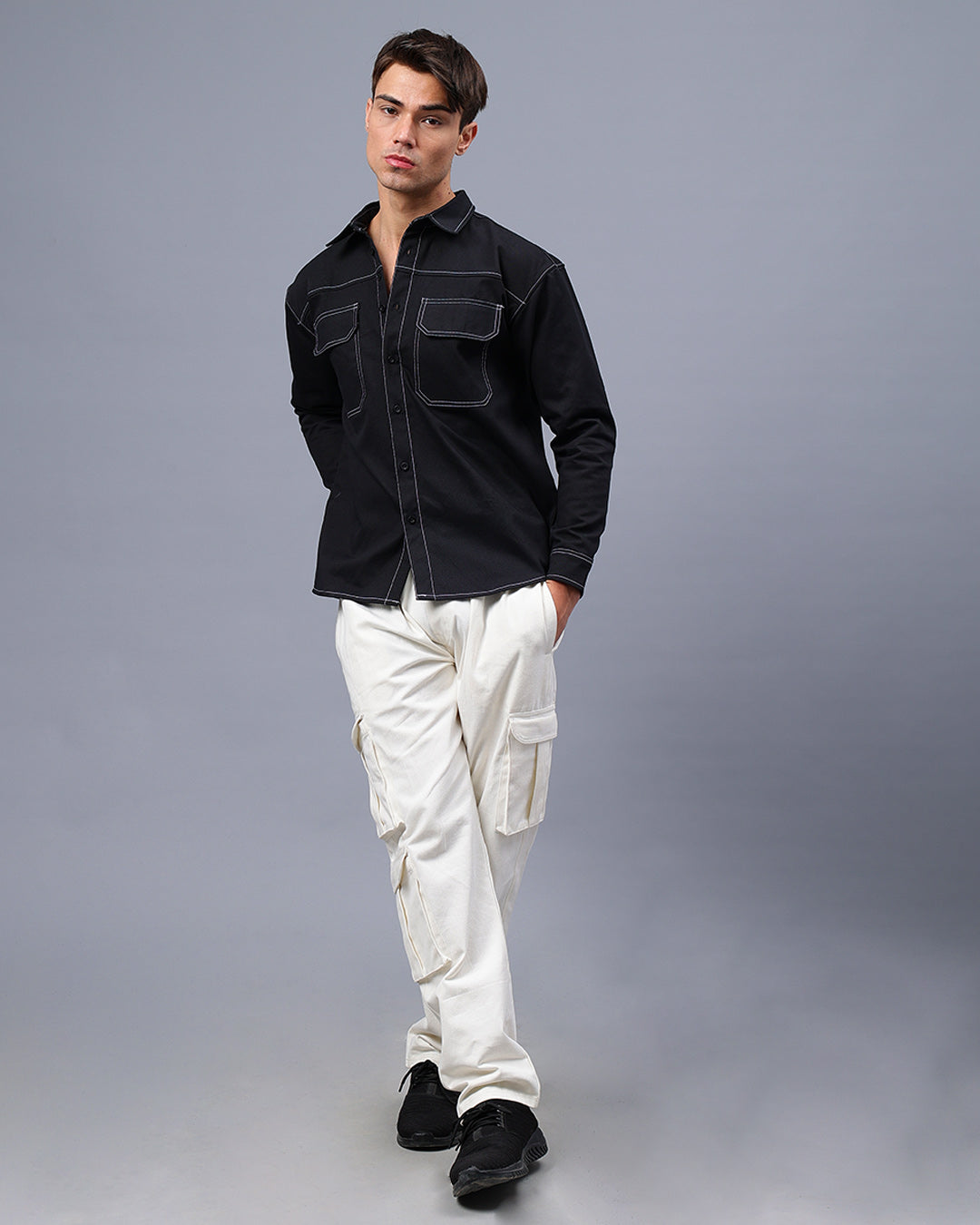 Carpenter Cargo Shirt Men