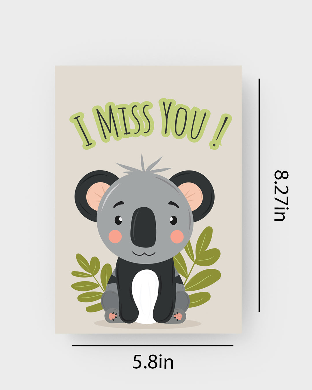 I MIss You Greeting Card