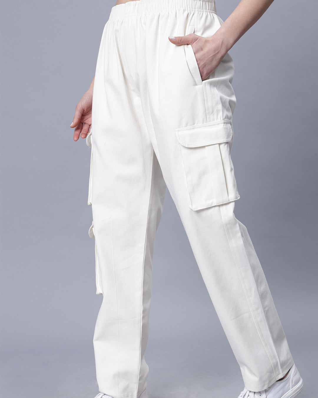 Off White 3 Pocket Women Cargo