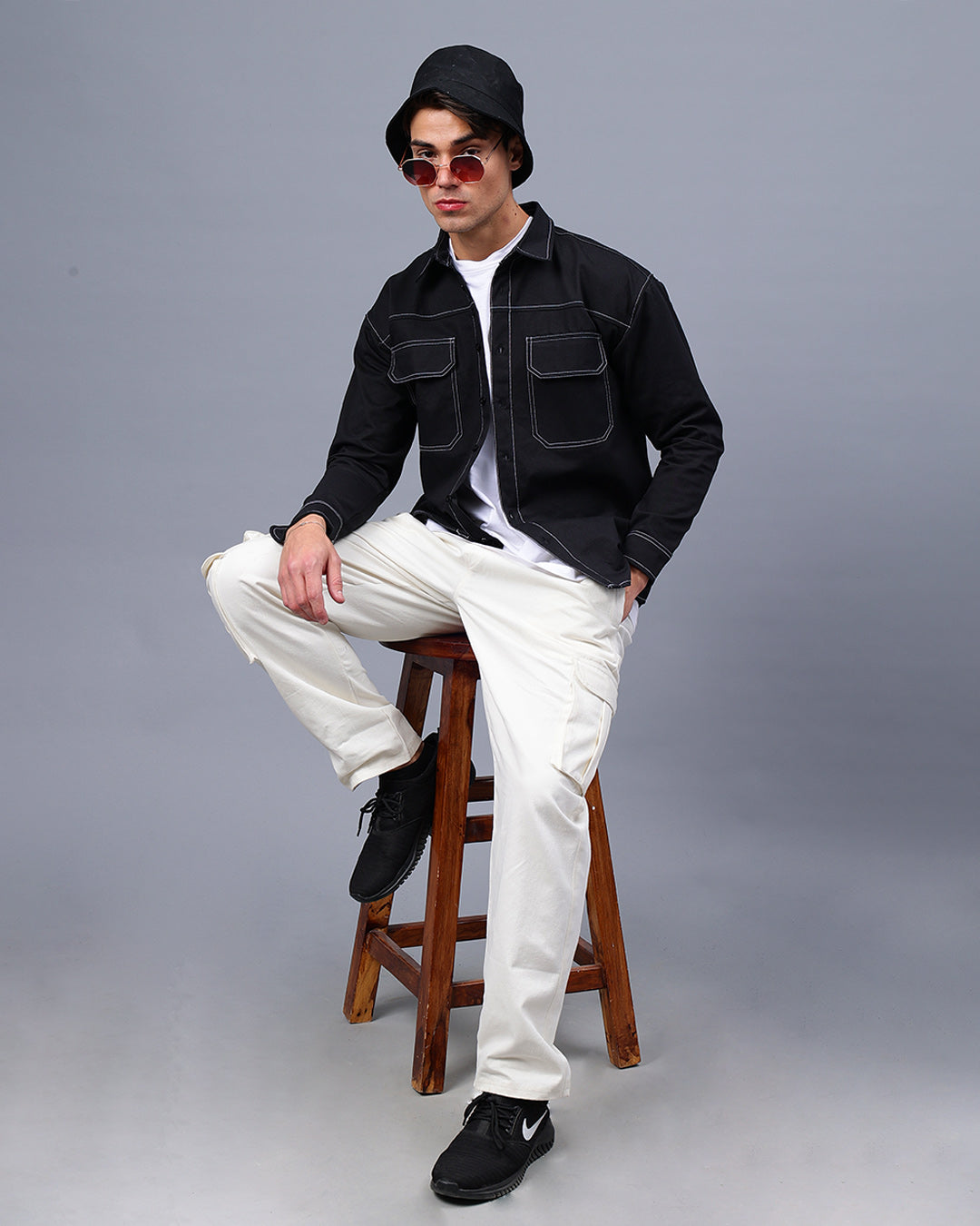 Carpenter Cargo Shirt Men