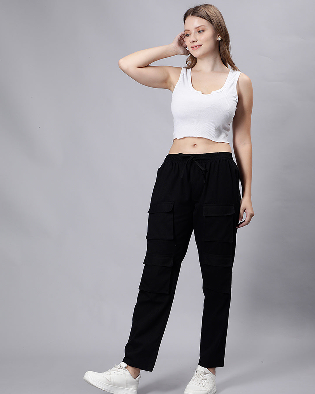 Front Pocket Women Cargo