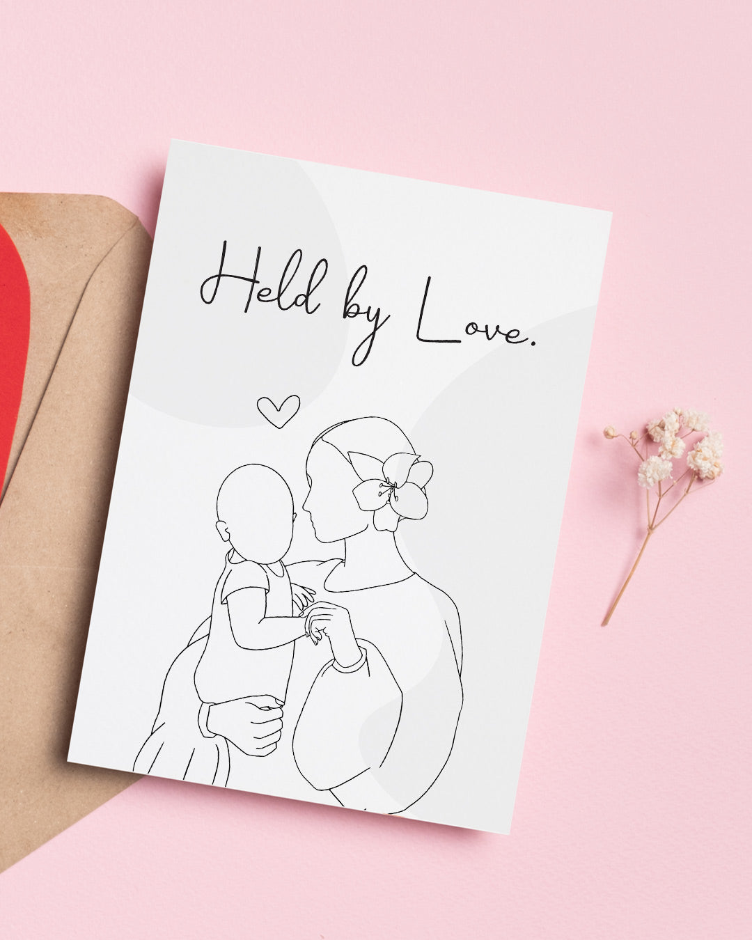 Flash Sale- Held By Love Mother's Day Card