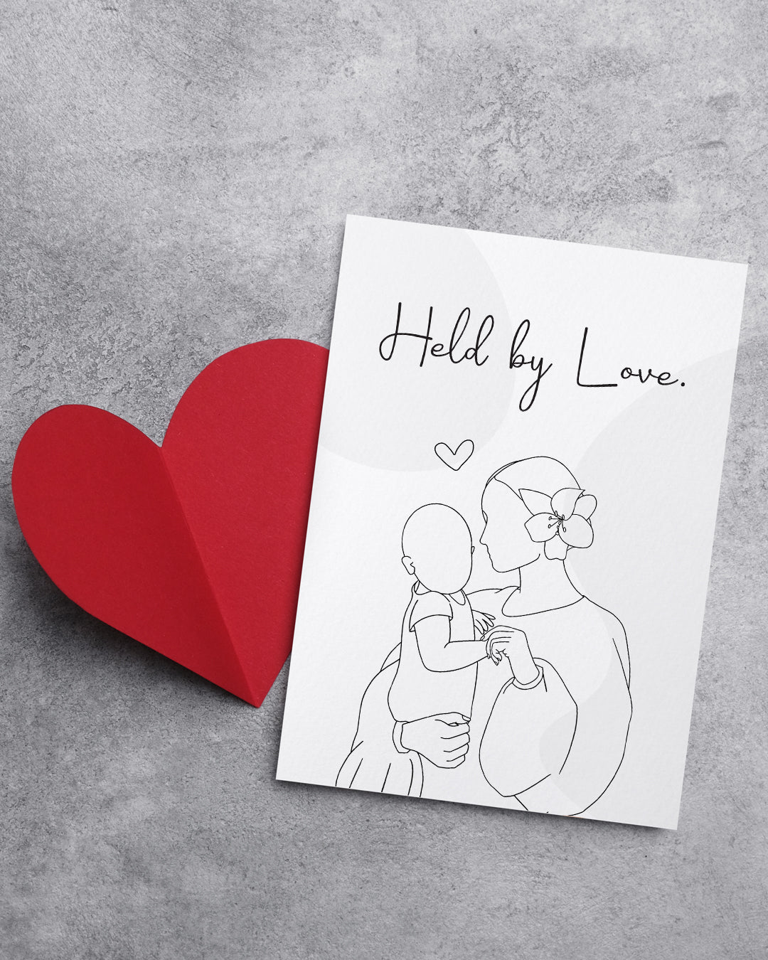 Flash Sale- Held By Love Mother's Day Card
