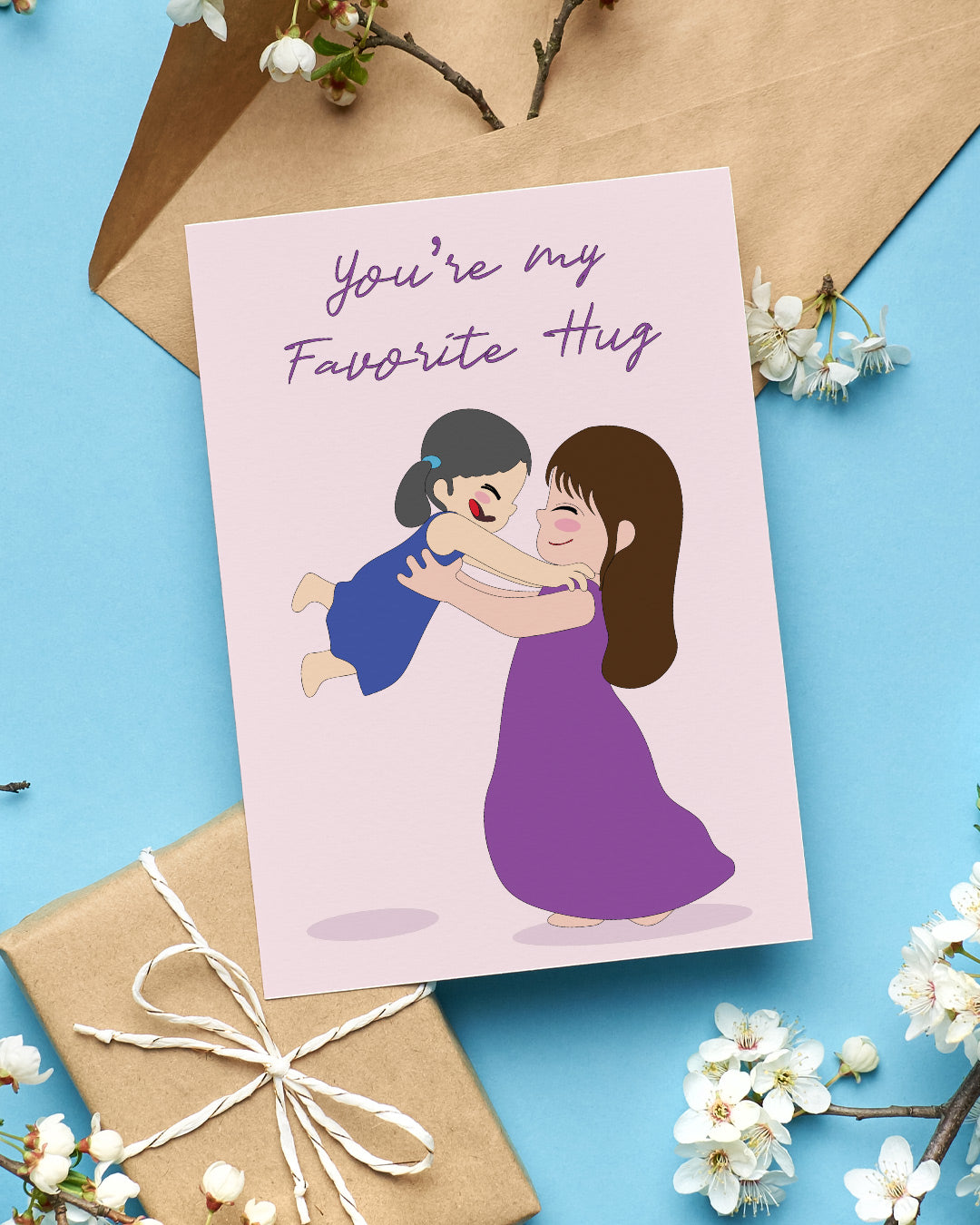 Flash Sale- Favourite Hug Mother's Day Card