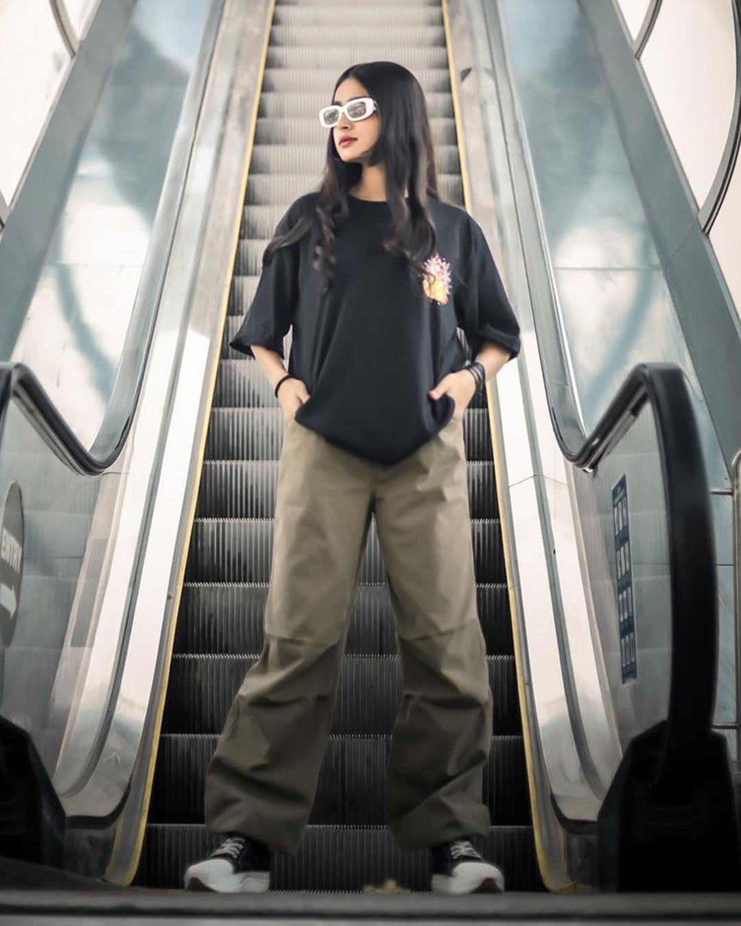 Don't Lose Your Fire Oversized Women Tshirt