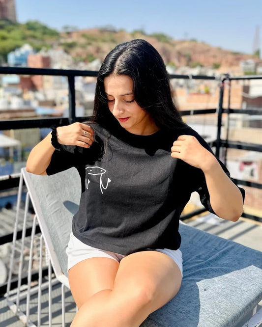 Meme Oversized Women Tshirt