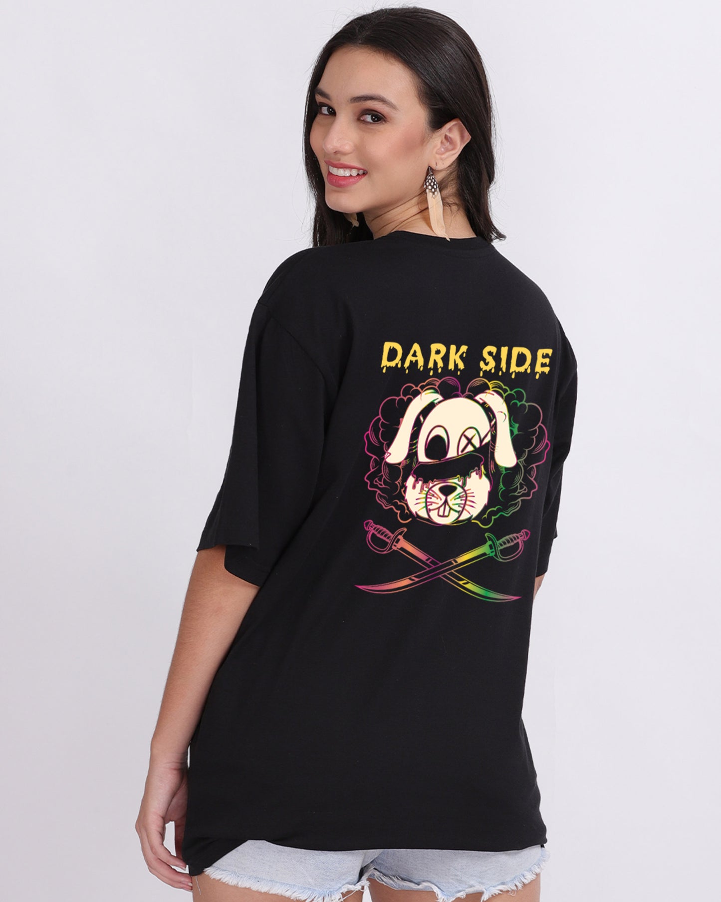 Dark Side Oversized Women Tshirt